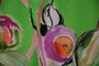 Green and pastel flowers In den beer_